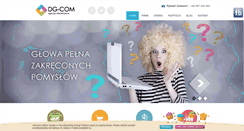 Desktop Screenshot of dg-com.pl