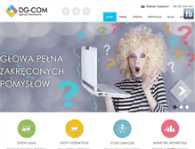 Tablet Screenshot of dg-com.pl